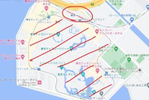 舞浜駅地図